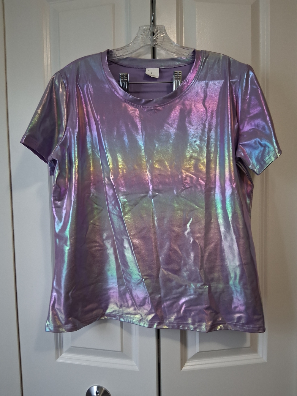 Iridescent Lavender Short-Sleeve Tee